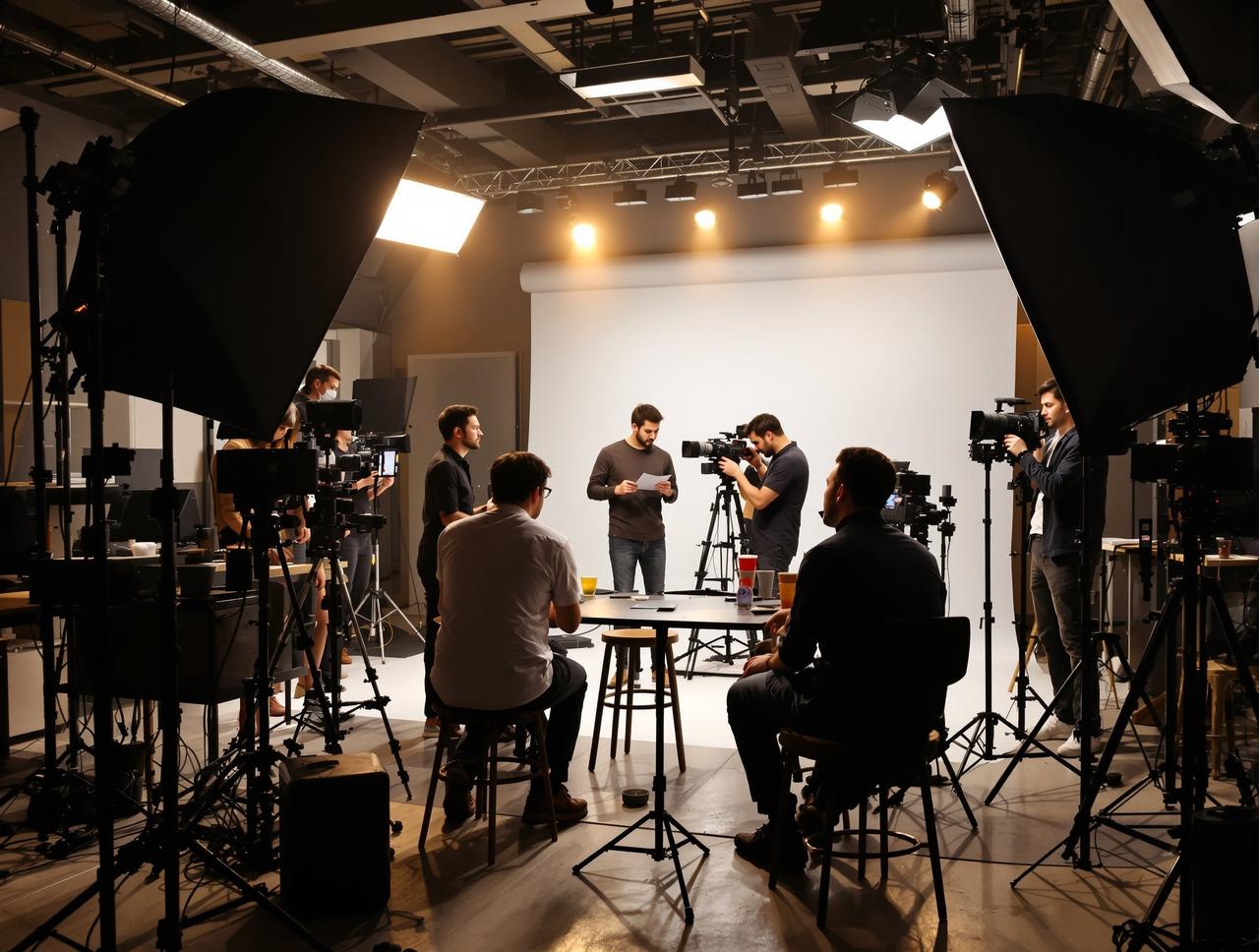 汤姆视频制作现场